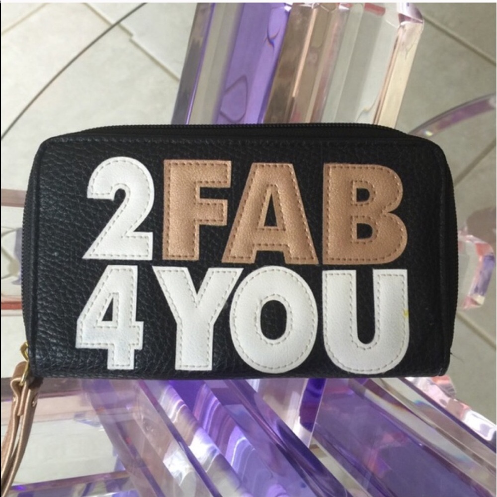 Buxton Faux Leather Wristlet